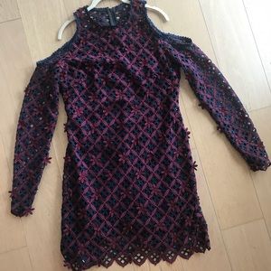 Self-Portrait Cold Shoulder Dress